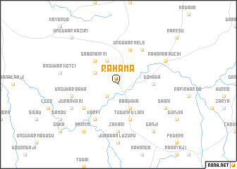 map of Rahama