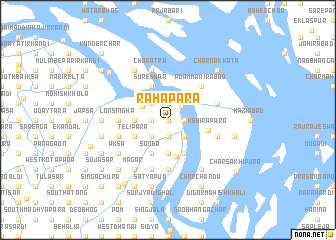 map of Rāhāpāra