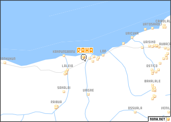 map of Raha