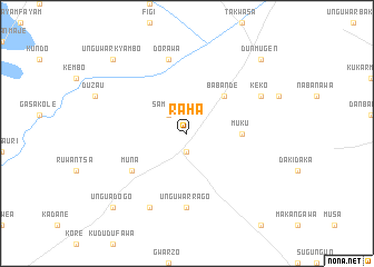 map of Raha