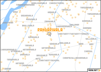 map of Rāhdāriwāla