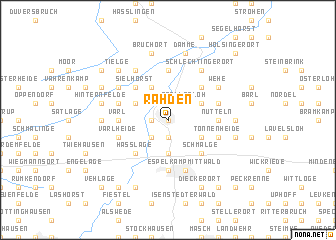 map of Rahden