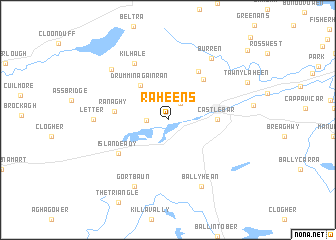 map of Raheens