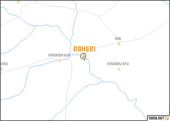 map of Rāheri