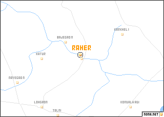 map of Rāher