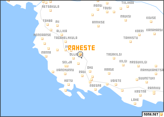 map of Raheste