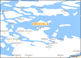 map of Rahikkala