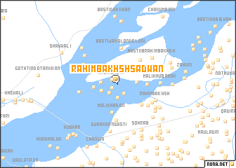 map of Rahīm Bakhsh Sadwān