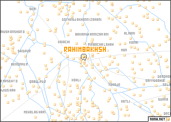 map of Rahīm Bakhsh