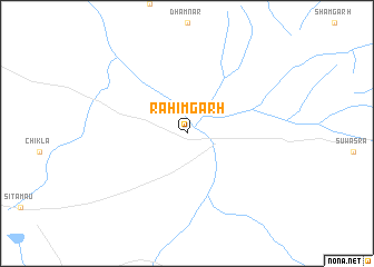 map of Rahīmgarh