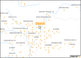 map of Raḩīmī