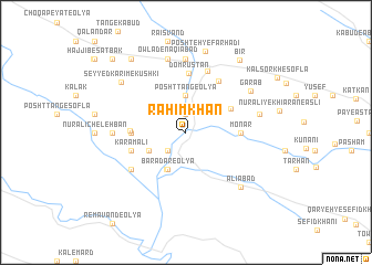 map of Raḩīmkhān