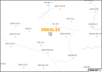 map of Rahimler