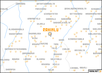 map of Raḩīmlū