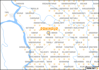 map of Rahīmpur