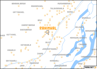 map of Rahīmwāl