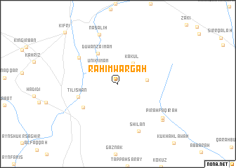 map of Raḩīm Wargah