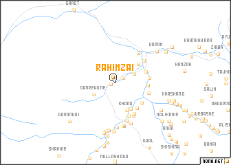 map of Rahīmzai