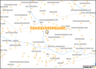 map of Rahīra Khān Pauhar