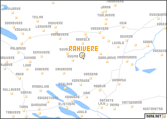 map of Rahivere