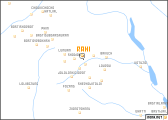 map of Rāhi