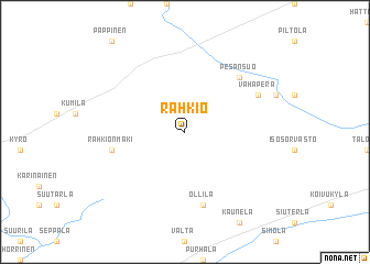 map of Rahkio