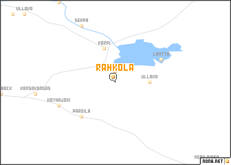 map of Rahkola