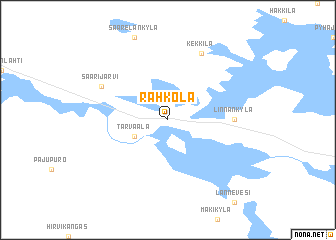 map of Rahkola