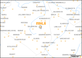 map of Rahla