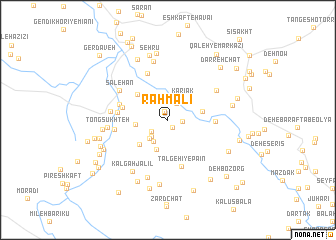 map of Rāhmālī