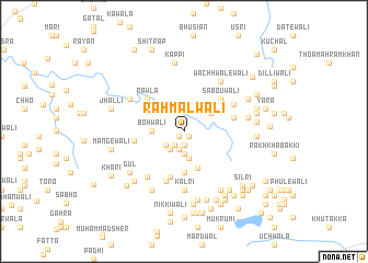 map of Rahmalwāli