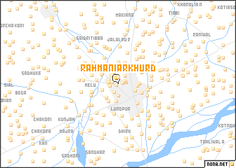 map of Rahmāniar Khurd
