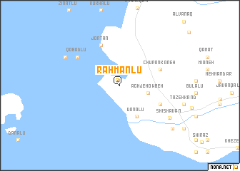 map of Raḩmānlū