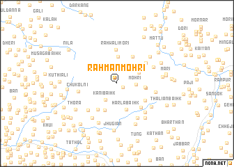 map of Rahmān Mohri