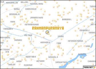 map of Rahmānpura Naya
