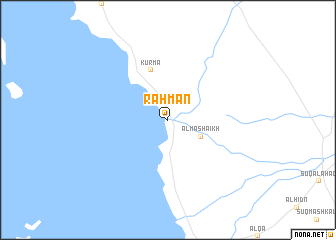 map of Raḩmān