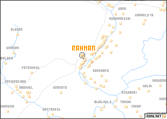 map of Rahmān