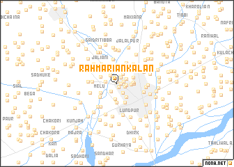 map of Rahmāriān Kalān