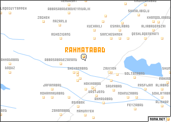 map of Raḩmatābād