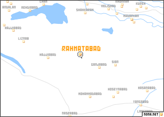 map of Raḩmatābād
