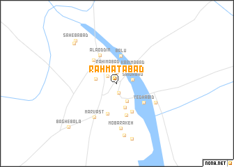 map of Raḩmatābād