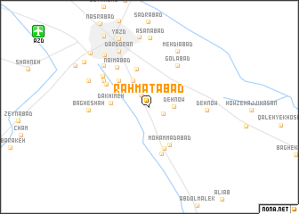 map of Raḩmatābād