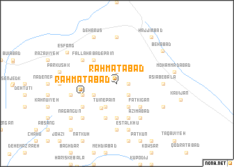 map of Raḩmatābād