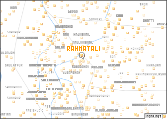 map of Rāhmat Ali