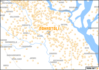 map of Rahmat Ali