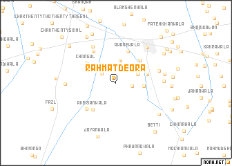 map of Rahmat Deora