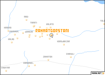 map of Rahmat Gorstāni