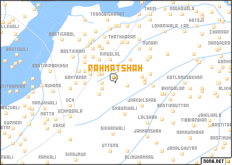 map of Rahmat Shāh