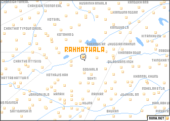 map of Rahmatwāla