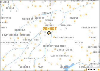 map of Rahmat